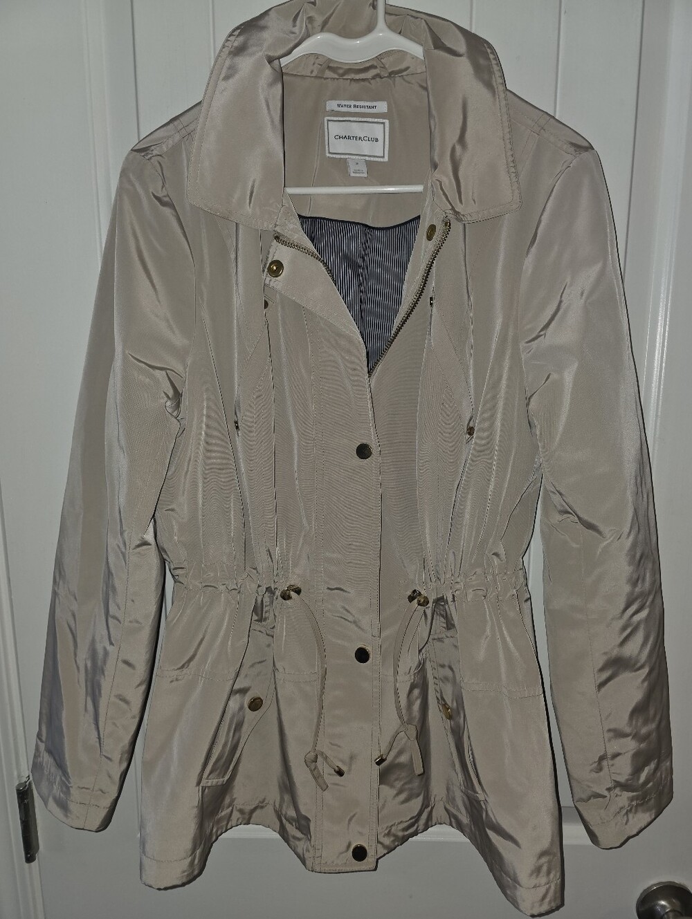 Charter Club Water Restistant Androk Jacket Medium
